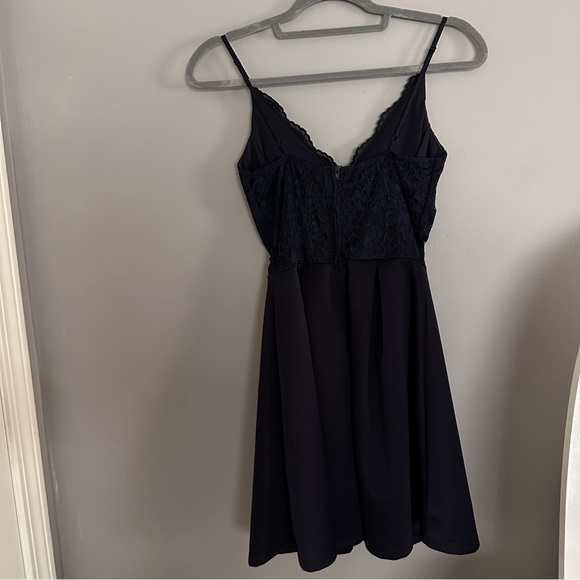 Navy Blue Charlotte Russe Dress - Picture 4 of 6